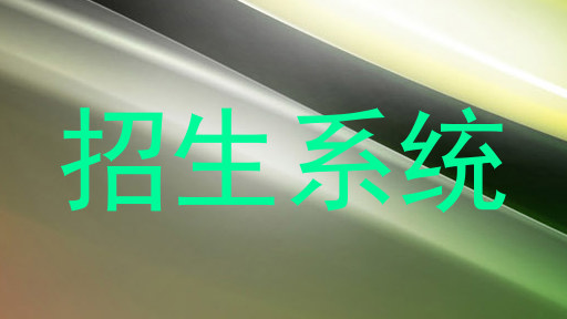 招生系统