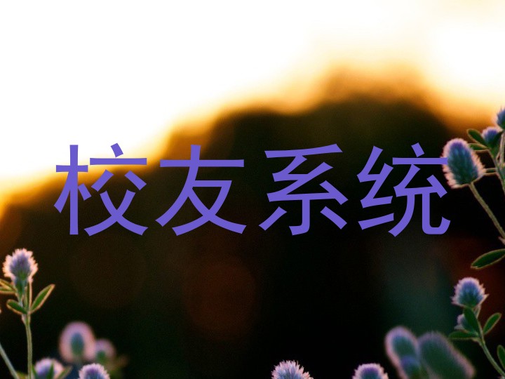 校友系统