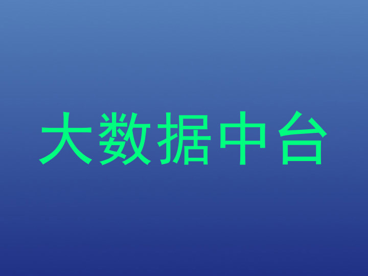 大数据中台