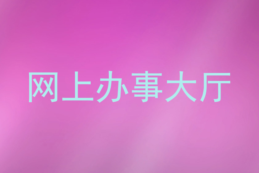 网上办事大厅
