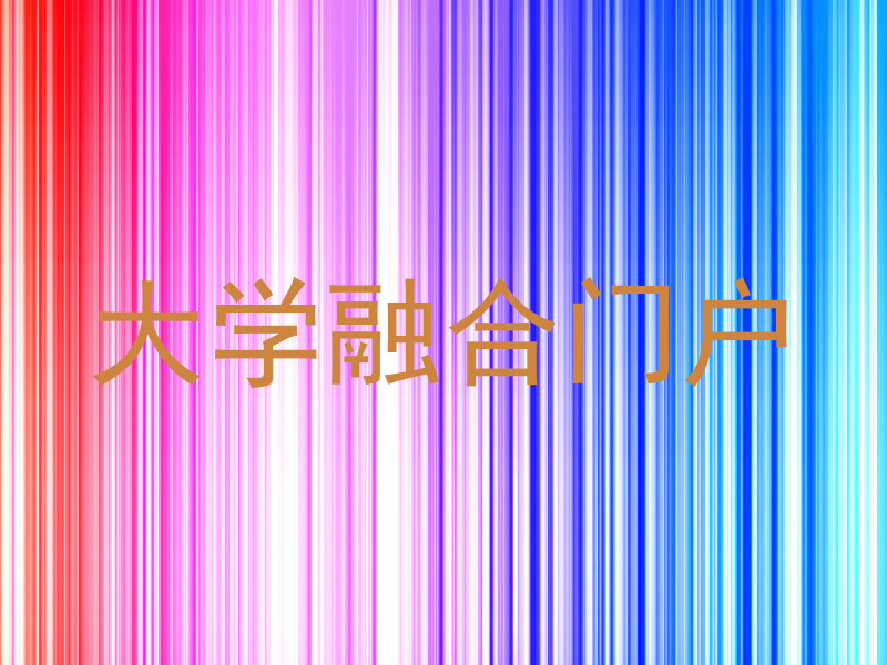 大学融合门户