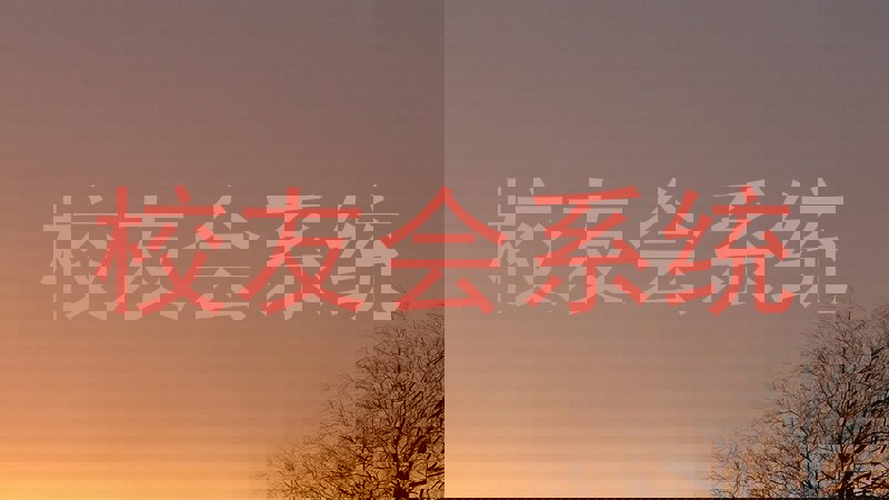 校友会系统