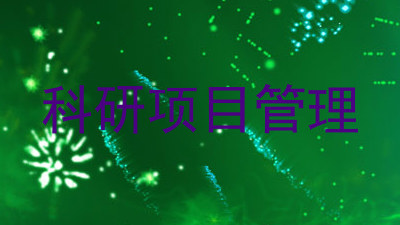 科研项目管理