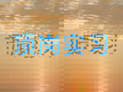 顶岗实习