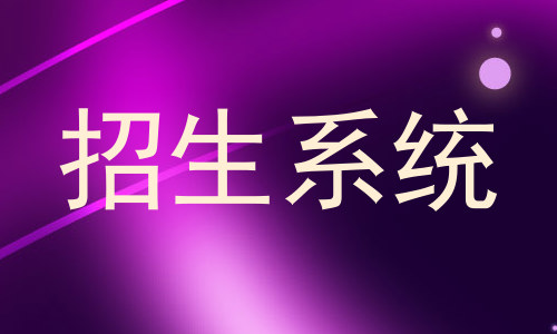 招生系统