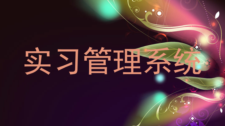 实习管理系统
