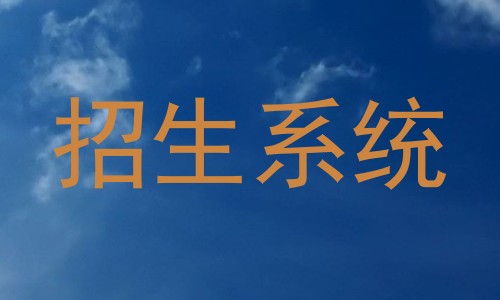 招生系统