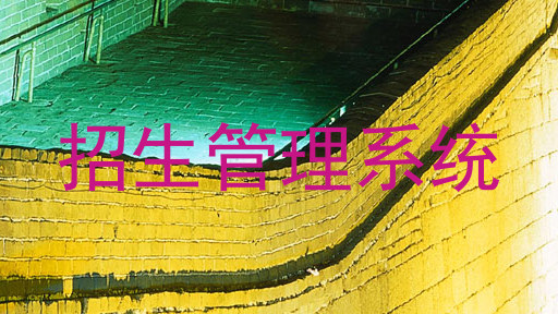 招生管理系统