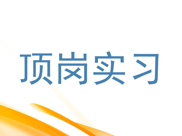 顶岗实习