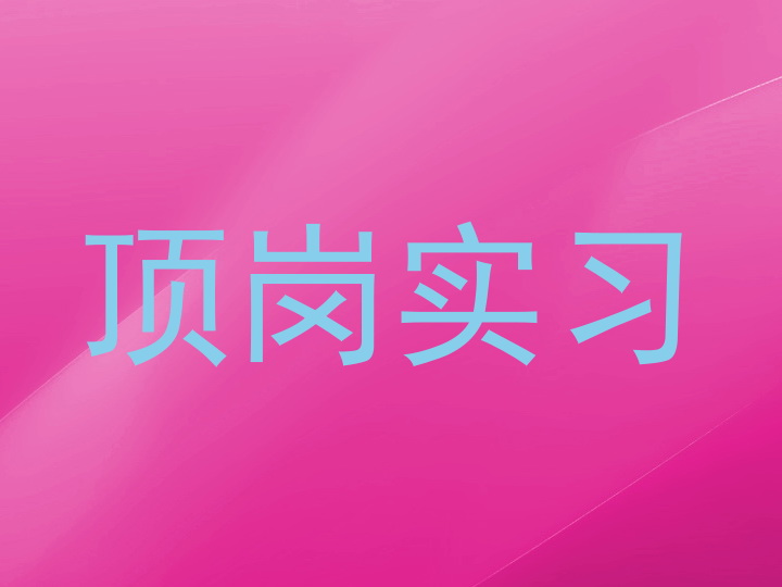 顶岗实习