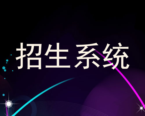 招生系统
