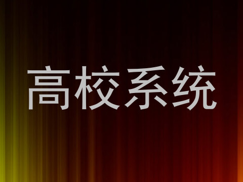 高校系统