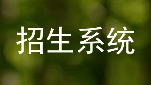 招生系统