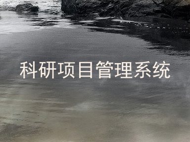 科研项目管理系统