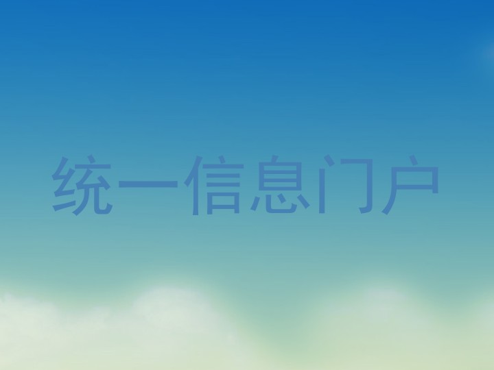 统一信息门户