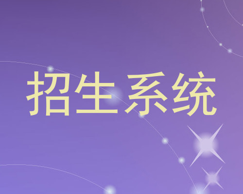 招生系统