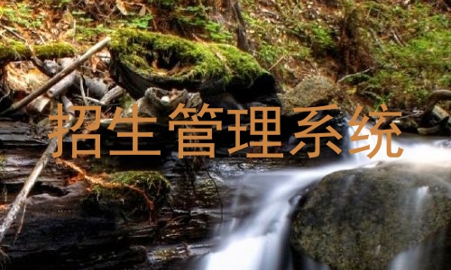 招生管理系统