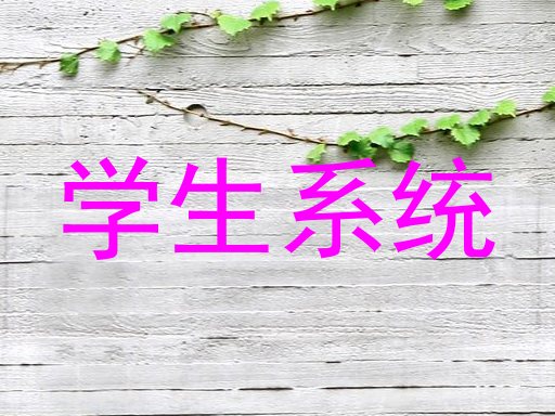 学生系统