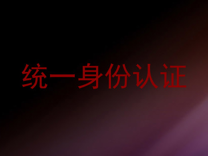 统一身份认证