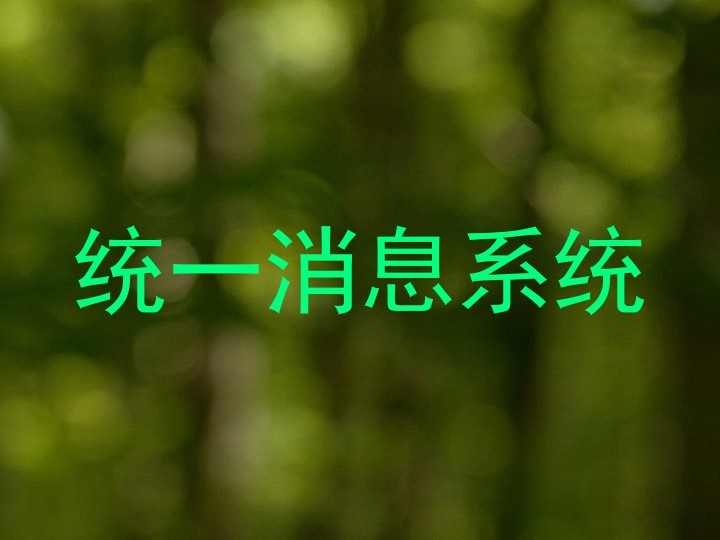 统一消息系统
