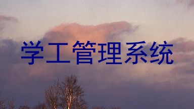学工管理系统