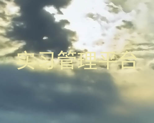 实习管理平台