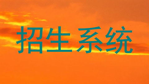 招生系统