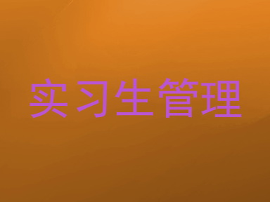 实习生管理