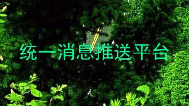 统一消息推送平台
