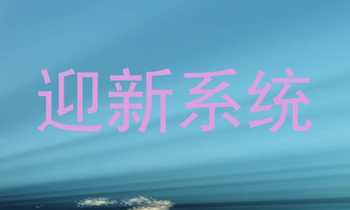 迎新系统