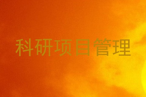 科研项目管理