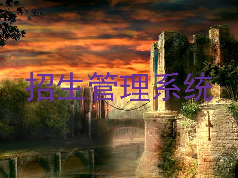 招生管理系统