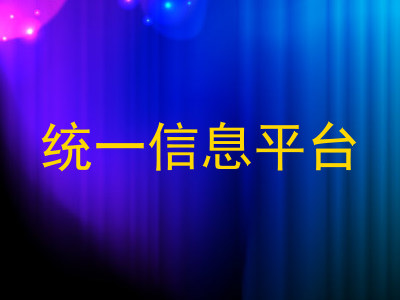 统一信息平台