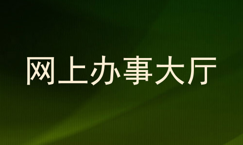 网上办事大厅