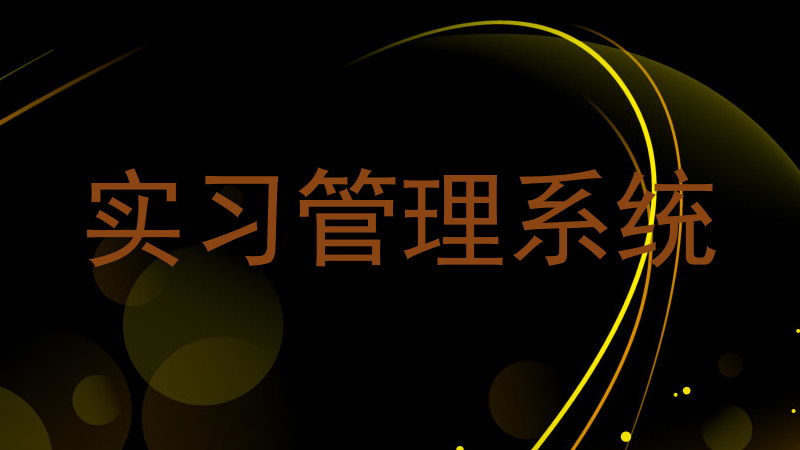 实习管理系统