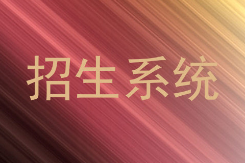 招生系统