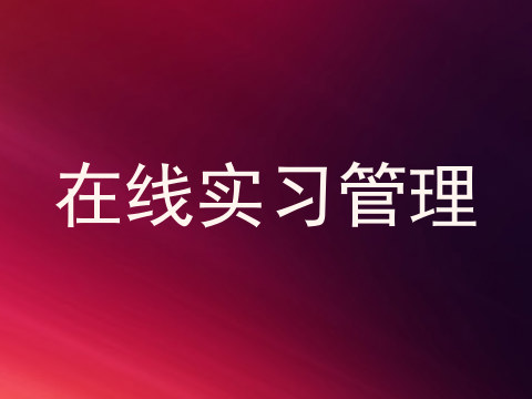 在线实习管理