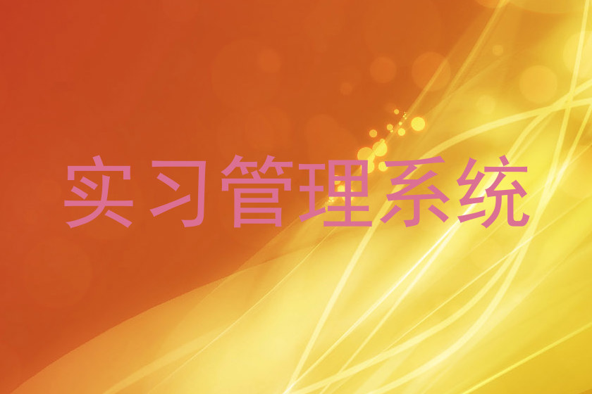 实习管理系统