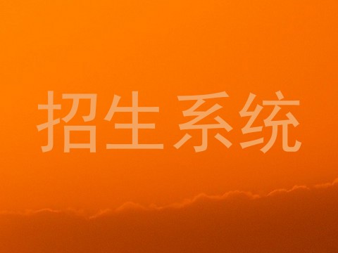 招生系统