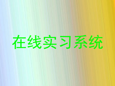 在线实习系统
