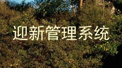 迎新管理系统