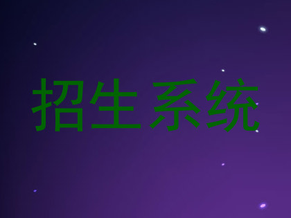 招生系统