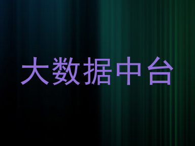 大数据中台