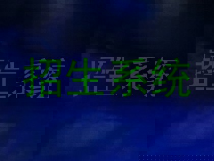 招生系统
