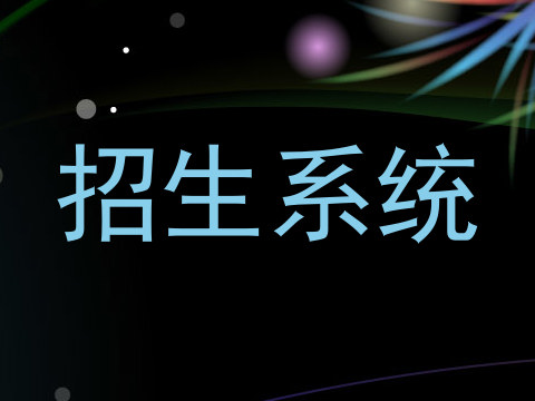 招生系统