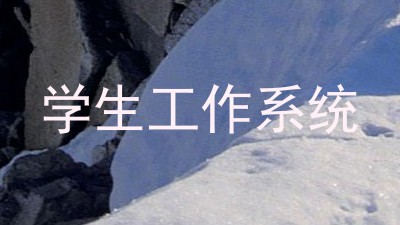 学生工作系统