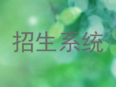招生系统