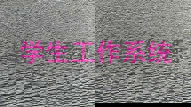学生工作系统