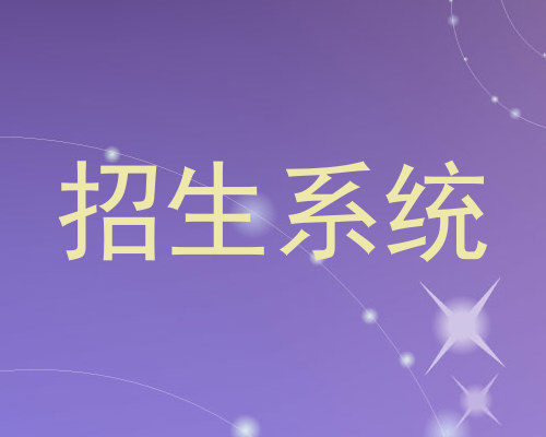 招生系统