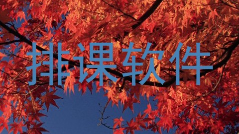 排课软件
